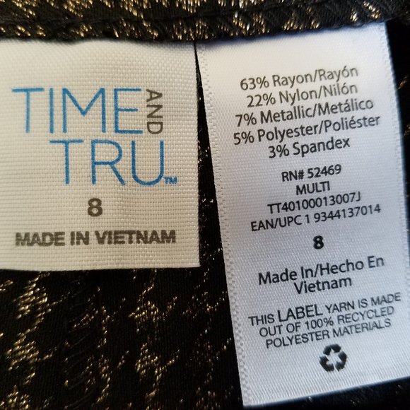 Time & Tru High Rise Stretch Size 8 Skinny Pant - Picture 13 of 13